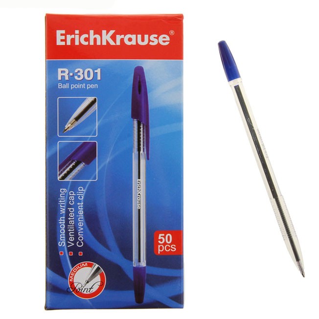 Ручка шарик синий R-301 Pastel Stick 55387 /Erich Krause/