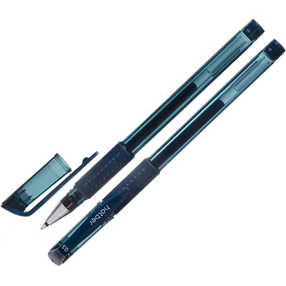 Ручка гелевая Темно-синяя Tint 0,5мм с резиновым грипом GP_083464