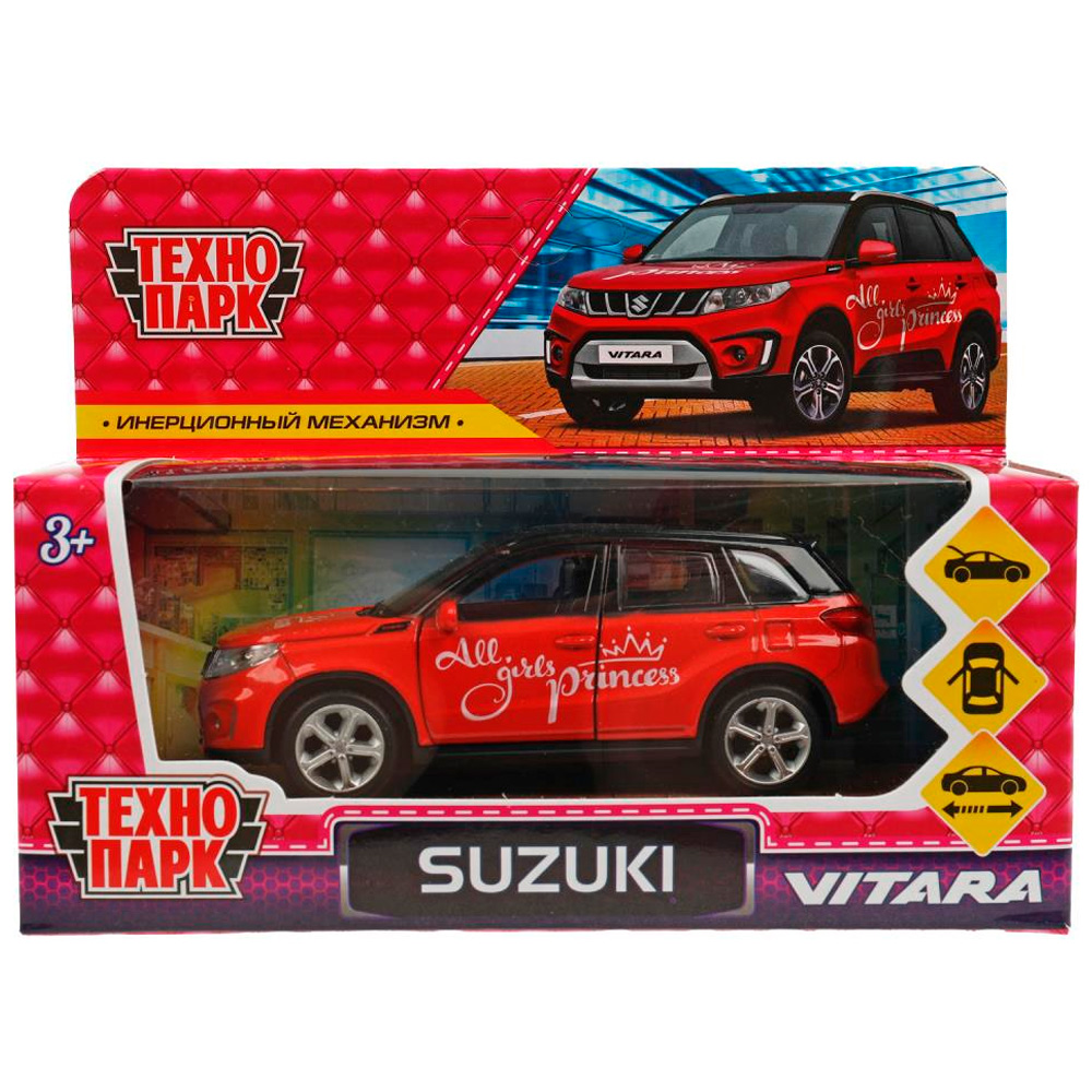 Модель VITARA-12GRL-RD SUZUKI VITARA девочки 12 см красный Технопарк в кор.