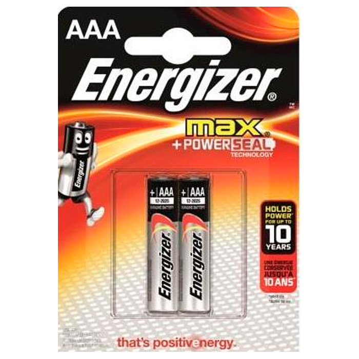 Элемент питания Energizer Max LR 3 2xBL (E92)  / цена за 1 шт / 035982