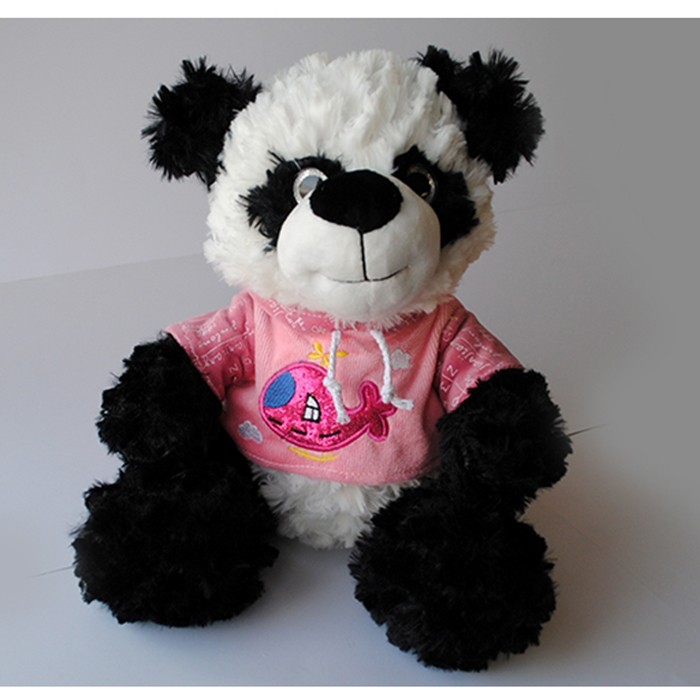 Панда в кофте с капюшоном H019-18