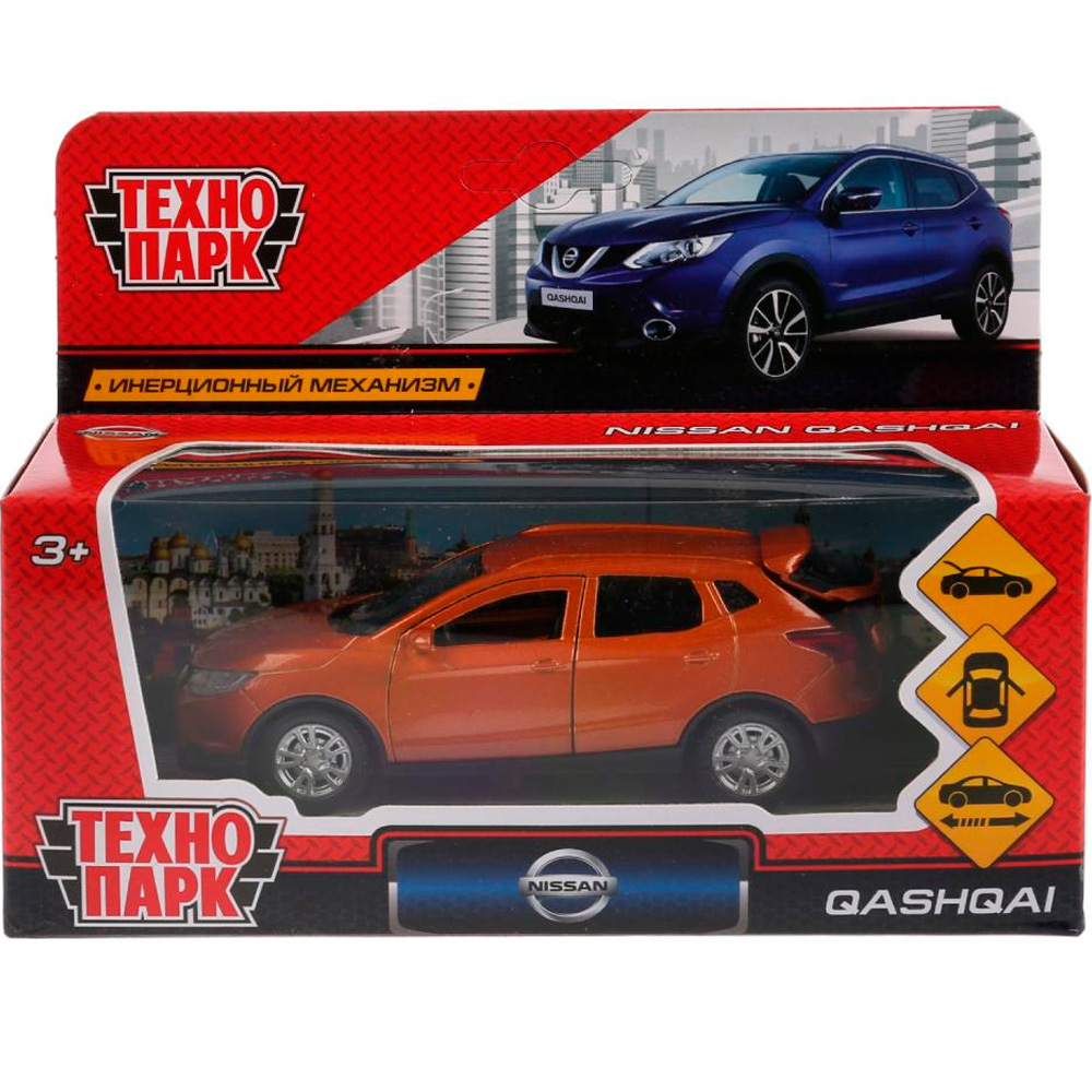 Модель QASHQAI-GD Nissan QASHQAI золотой Технопарк  в коробке