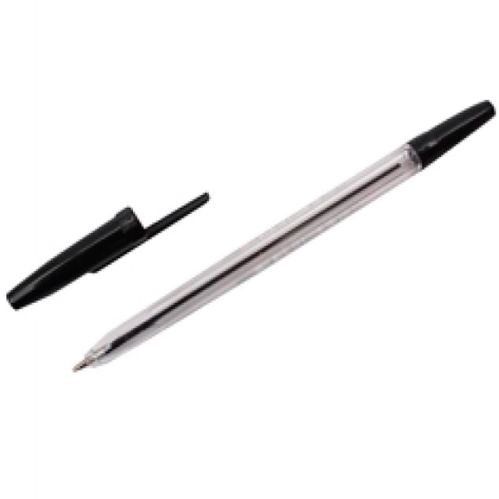 Ручка шарик черный 0,7мм Классика РШ-3158