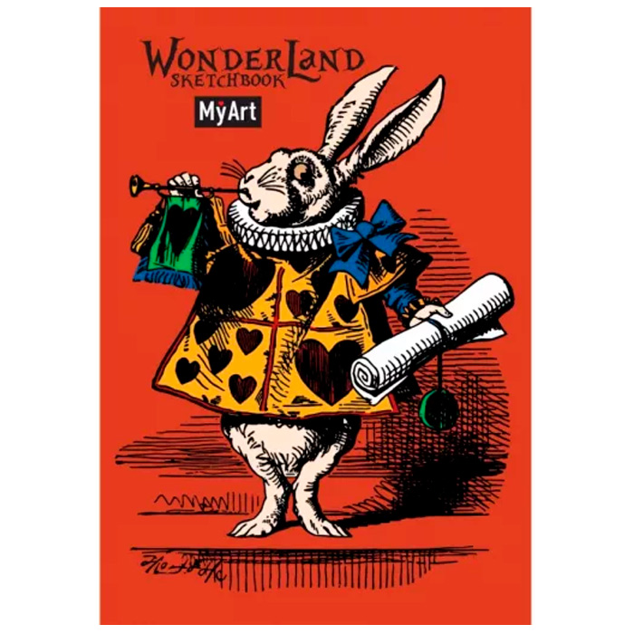 Скетчбук 467-0-159-00605-3 Wonderland sketchbook Кролик.MyArt