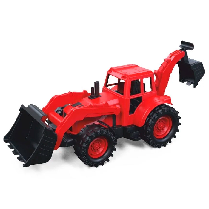 Трактор полной комплектации 28 см красно-черный 22-201 KSC .