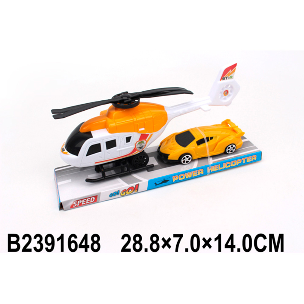 Набор машин EF6359-22 вертолет и спортивная машина п/к