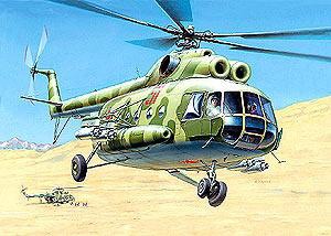 Сборная модель 7230 Вертолет МИ-8Т