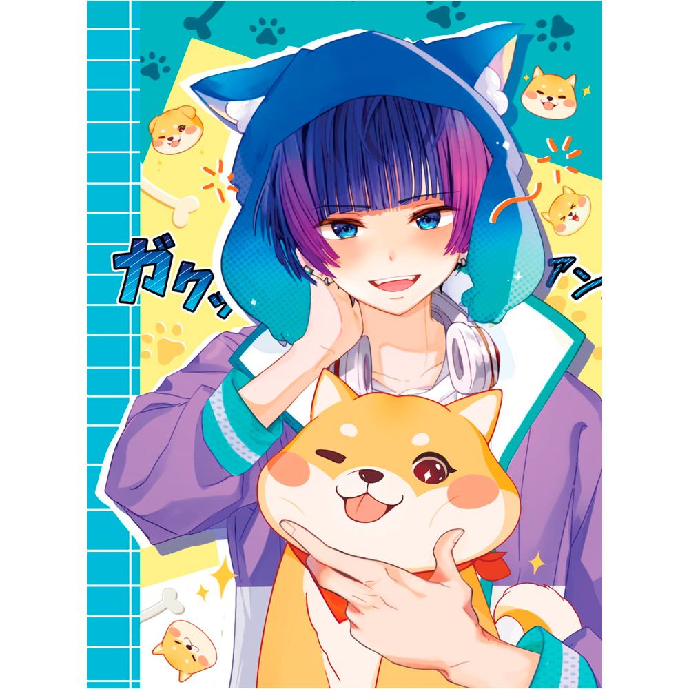 Блокнот Точкабук 467-0-159-10088-1 Anime Pets. Мальчик с собачкой
