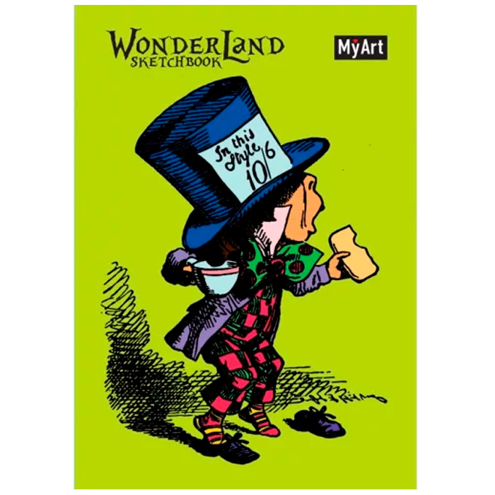 Скетчбук 467-0-159-00602-2 Wonderland sketchbook Шляпник.MyArt