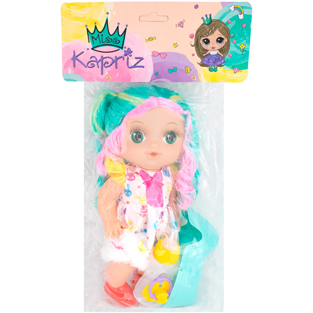 Кукла Miss Kapriz MK2325LK-C 30 см. с аксесс. в пак.