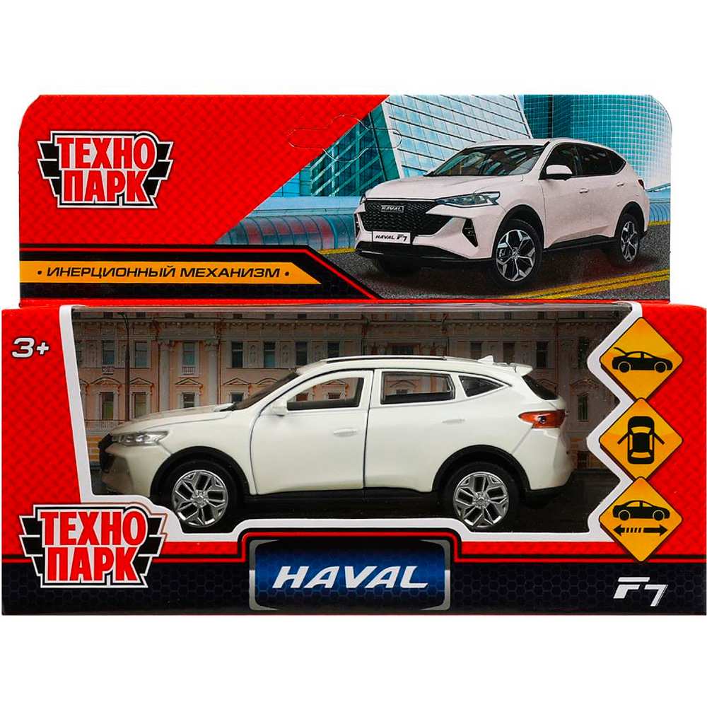 Модель F7-12-WH HAVAL "haval f7"12 см, двери, багаж, инерц, белый Технопарк  в кор.