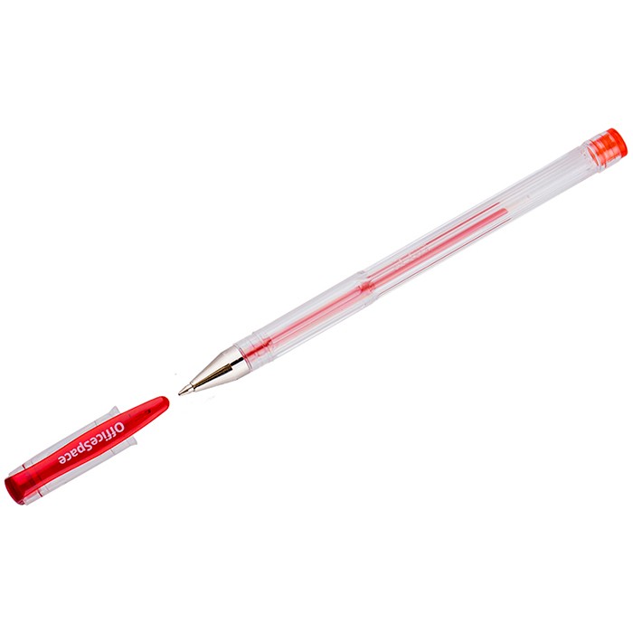 Ручка гелевая красный OfficeSpace, 0,5мм GPA100/RD_1720