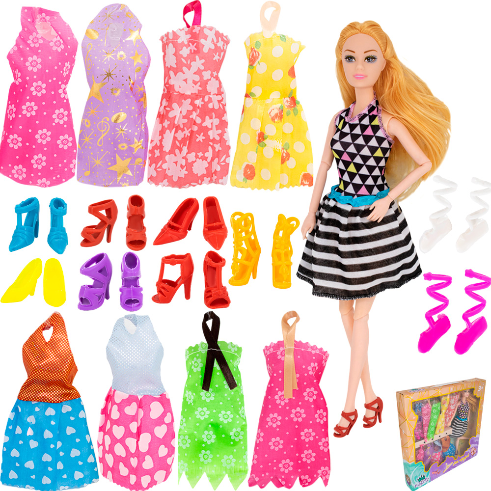 Кукла Miss Kapriz YSYX003A1 Мой гардероб с набором платьев в кор.