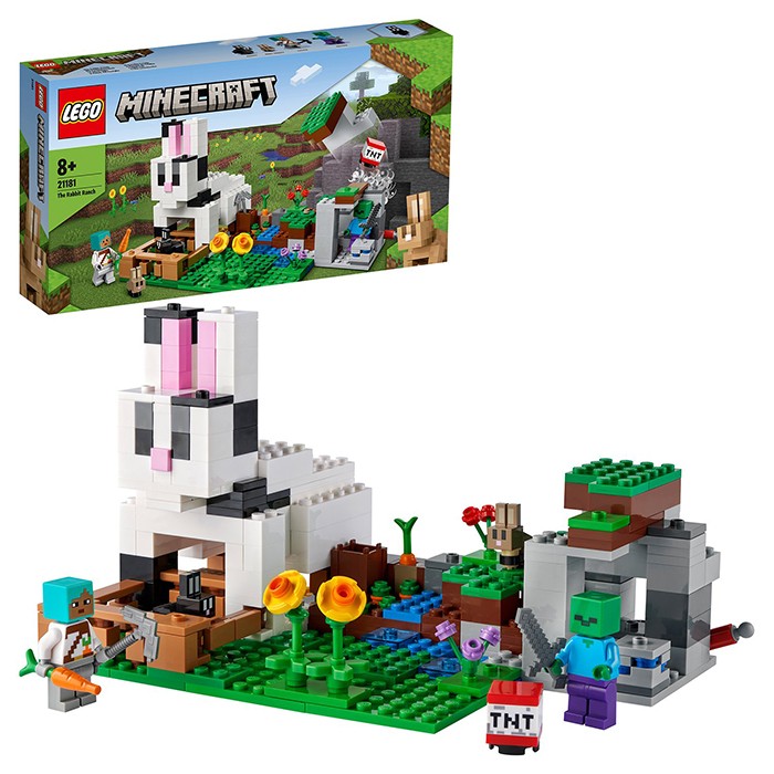 Конструктор LEGO 21181 Minecraft  Кроличье ранчо