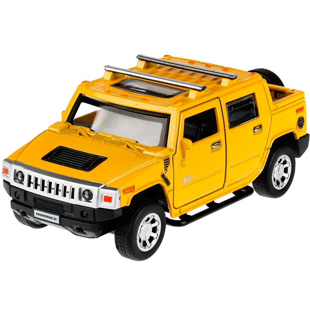 Модель HUM2PICKUP-12-YE HUMMER H2 PICKUP желтый Технопарк в коробке