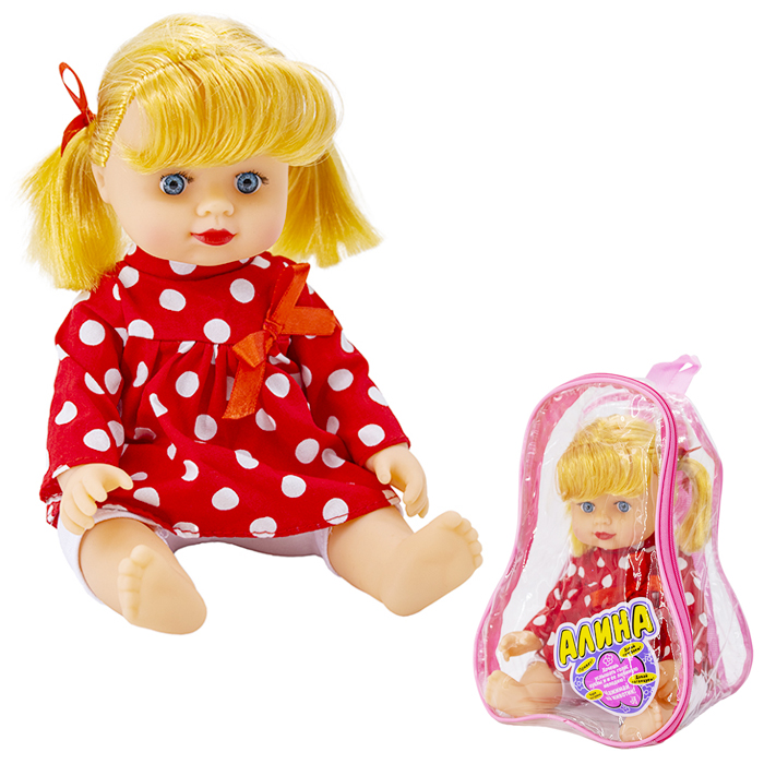 Кукла 5515 Алина в рюкзаке
