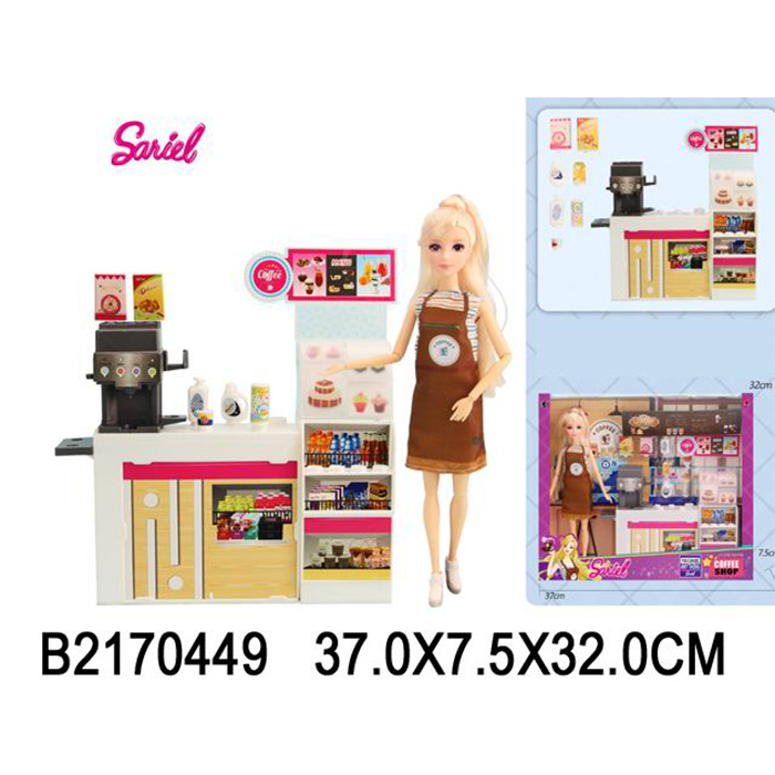 Кукла 91030-D Sariel кофейня в кор.