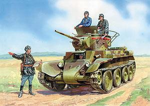 Сб.модель 3545 сов.легкий танк БТ-7 