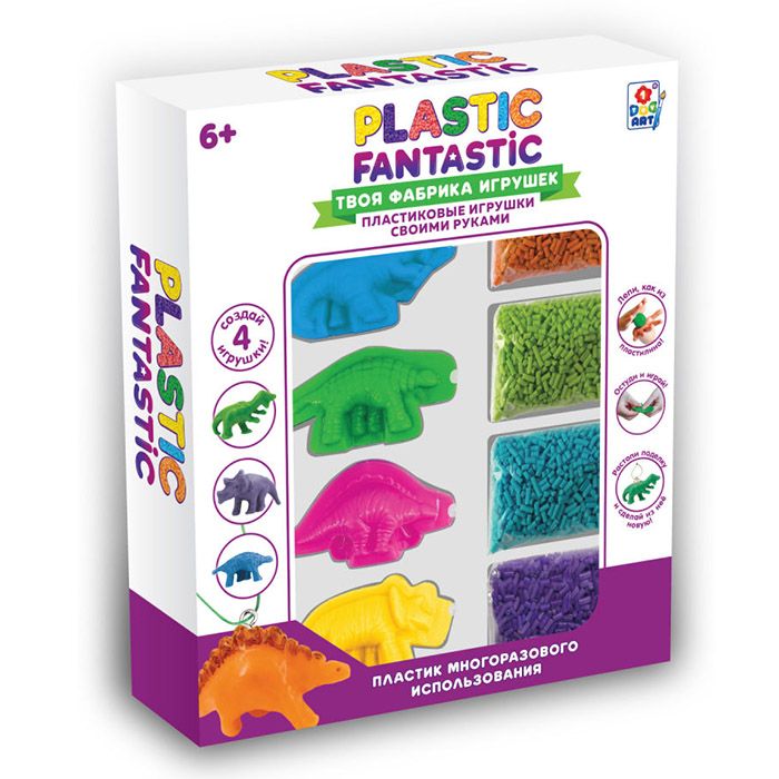 Набор для творчества Набор "Динозавры" Т20216 Plastic Fantastic