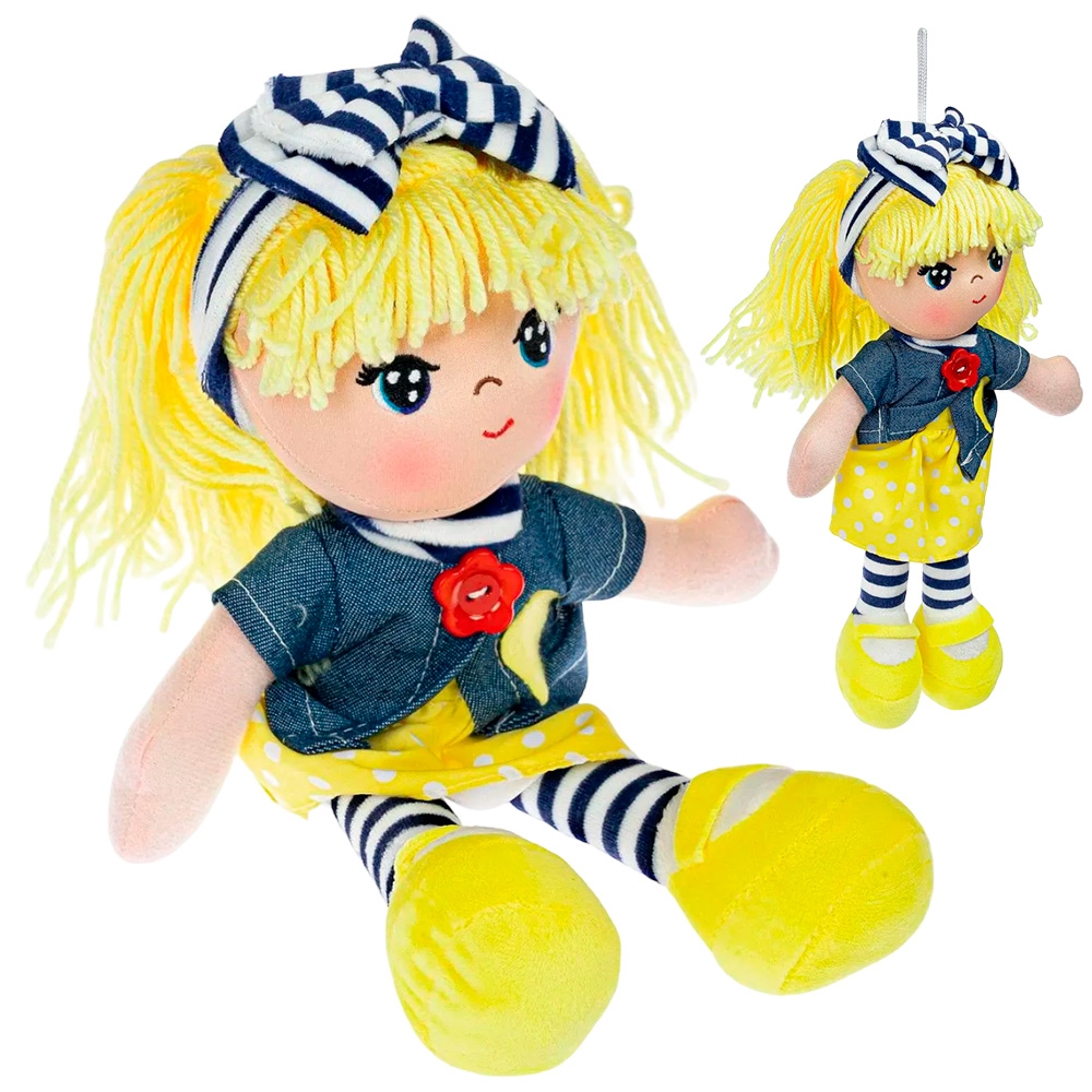 Кукла Oly 26 см Вика-жёлтые волосы мягк. ВВ4995