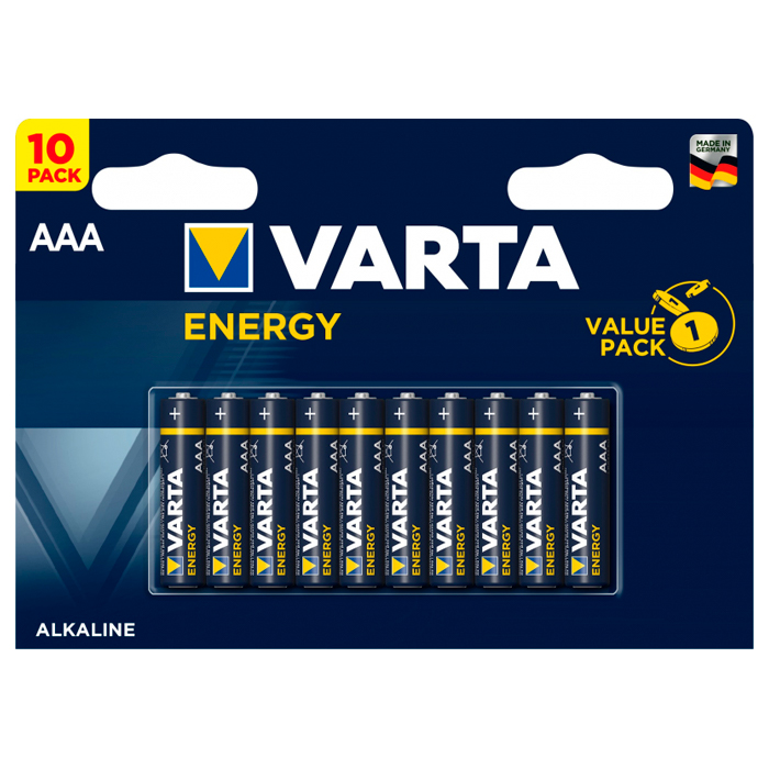 Элемент питания LR 3 Varta Energy (8+2шт) 8+2xBL  /цена за упак/