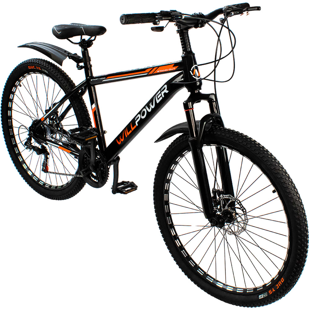Велосипед 2-х 26" WILLPOWER черно-синий FG23040103K-2