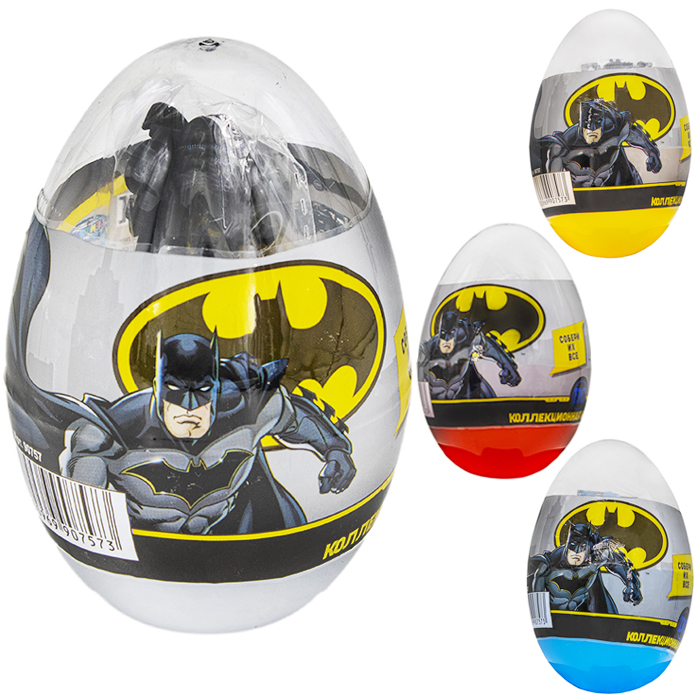 Игрушка сюрприз Машинка в яйце Бэтмобиль, Бэтмен 90757
