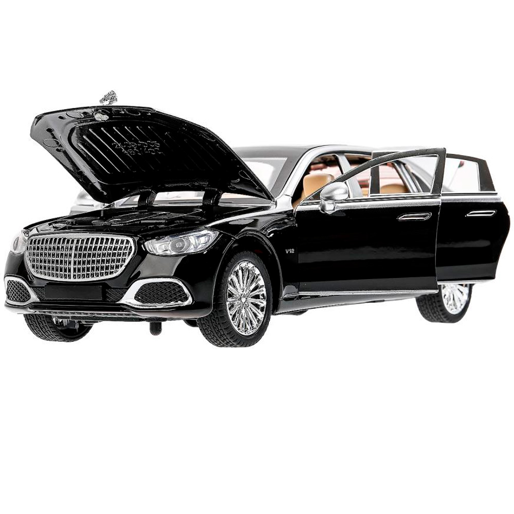 Модель MERCEDES-BENZ 23 см, двери, капот, багажник, инерция свет-звук 2208C0246-R Технопарк 