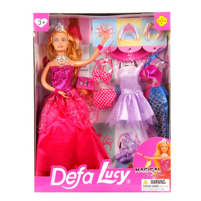 Кукла 8269 с платьями в кор. Defa Lucy