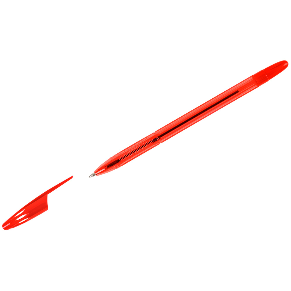 Ручка шарик красный СТАММ "555" 346482