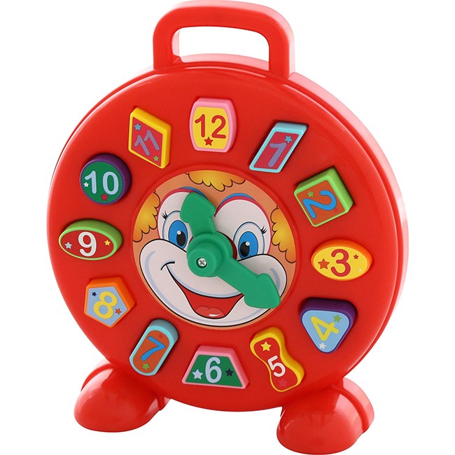 Логич.игрушка Часы Клоун 62741 /П-Е/6/.