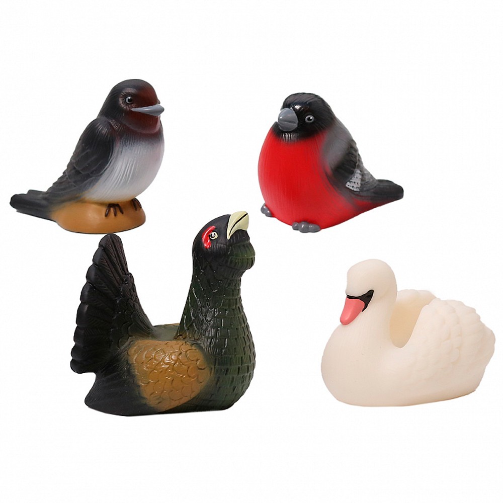 Набор резиновых игрушек Изучаем птиц. Коллекция 1.