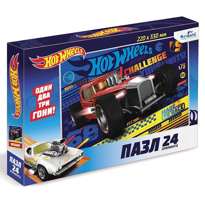 Пазл 24 Hot Wheels.Испытание скорости.05898