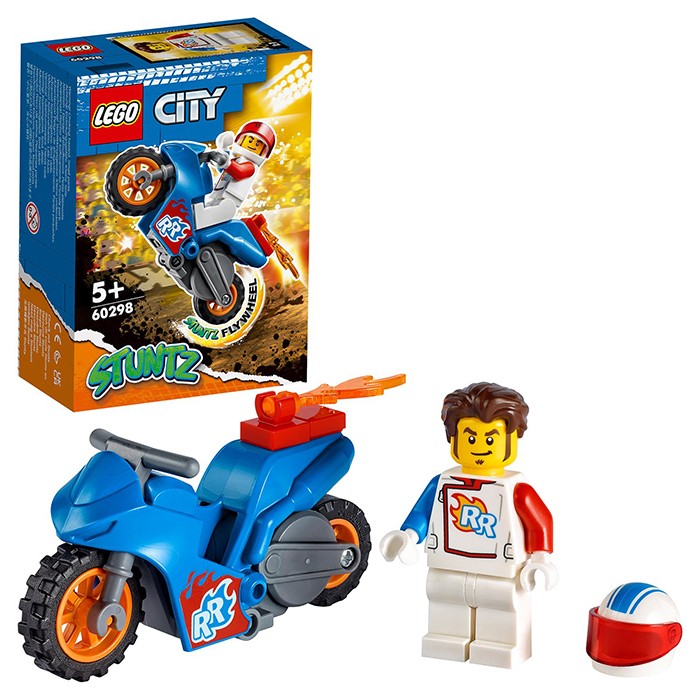 Констр-р LEGO 60298 Город Реактивный трюковый мотоцикл