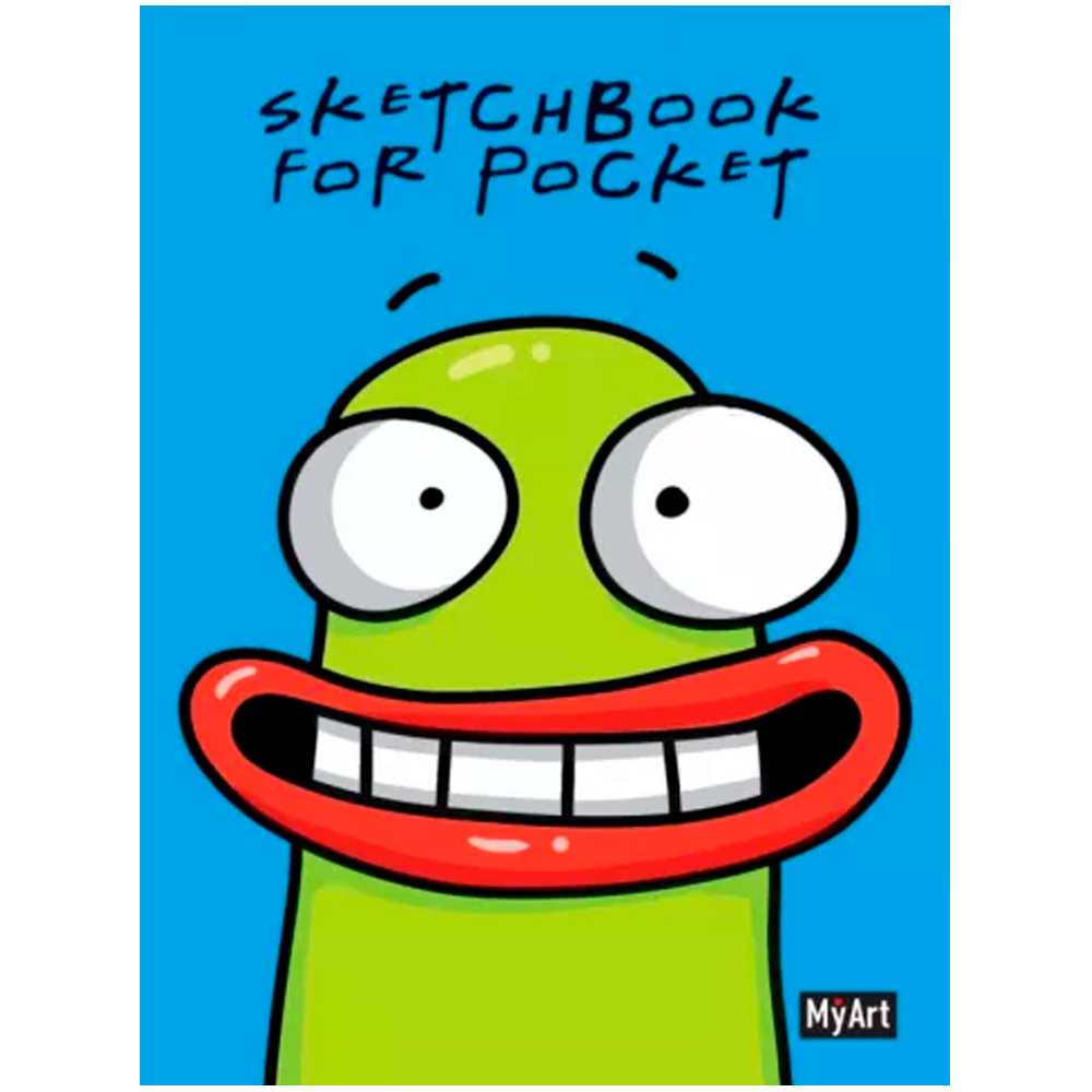 Скетчбук 462-0-129-77384-3 MyArt. Sketchbook for Pocket. Улыбайся!