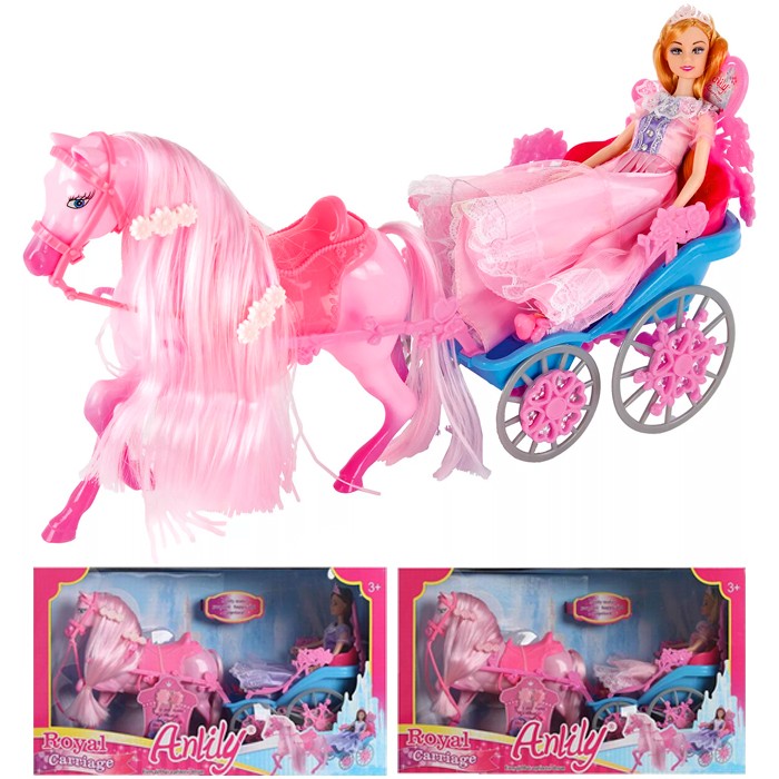 Карета 99124 Anlily с лошадью и куклой в коробке