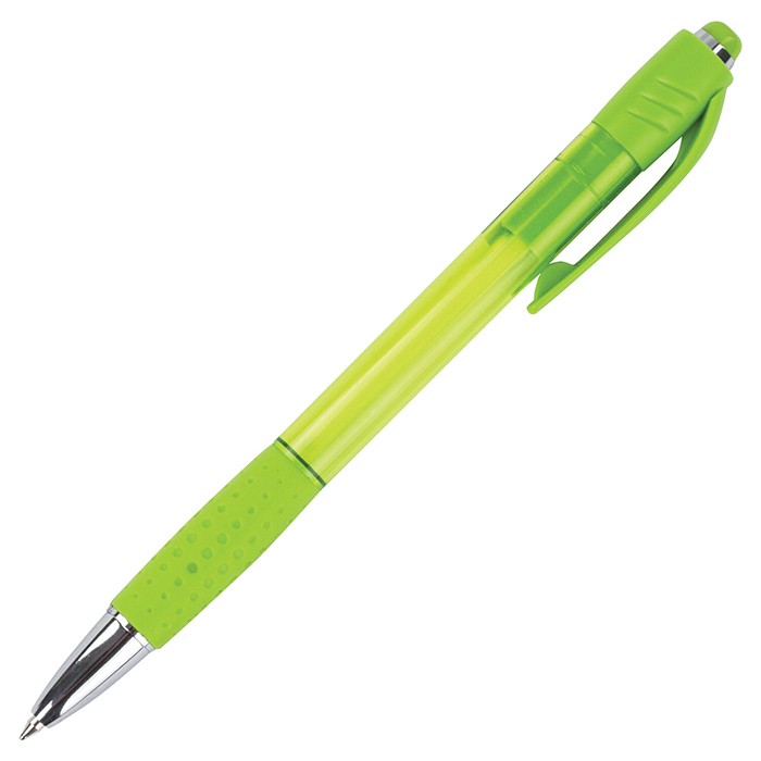 Ручка шариковая автомат. зеленый 0,7мм SUPER 143370 BRAUBERG