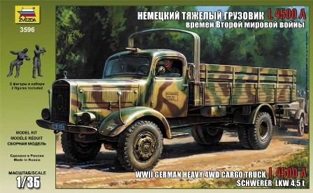 Сб.модель П3596 ПН Немецкий грузовик L4500A