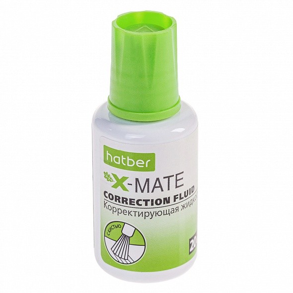 Корректирующая жидкость 20мл X-Mate CF_065655 Hatber