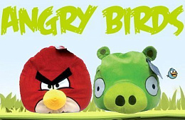 Очень мягкие и пушистые игрушки Angry Birds из популярной компьютерной-игры. Ждут Вас!